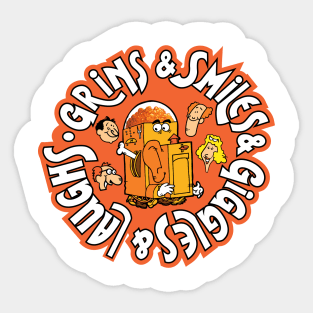 Grins & Smiles & Giggles & Laughs Sticker